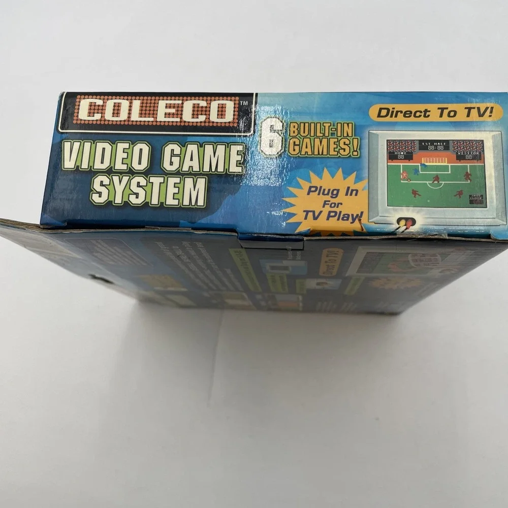 Coleco‎ Video Game System 6 Built-in Games Plug & Play Techno Source 2005 - NEW